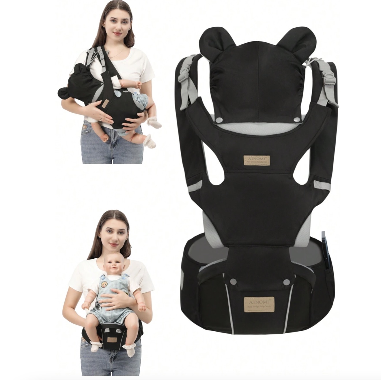 Ergonomic Baby Carrier Newborn To Toddler - Gendongan Bayi, Gendongan Bayi 6-in-1 dari
