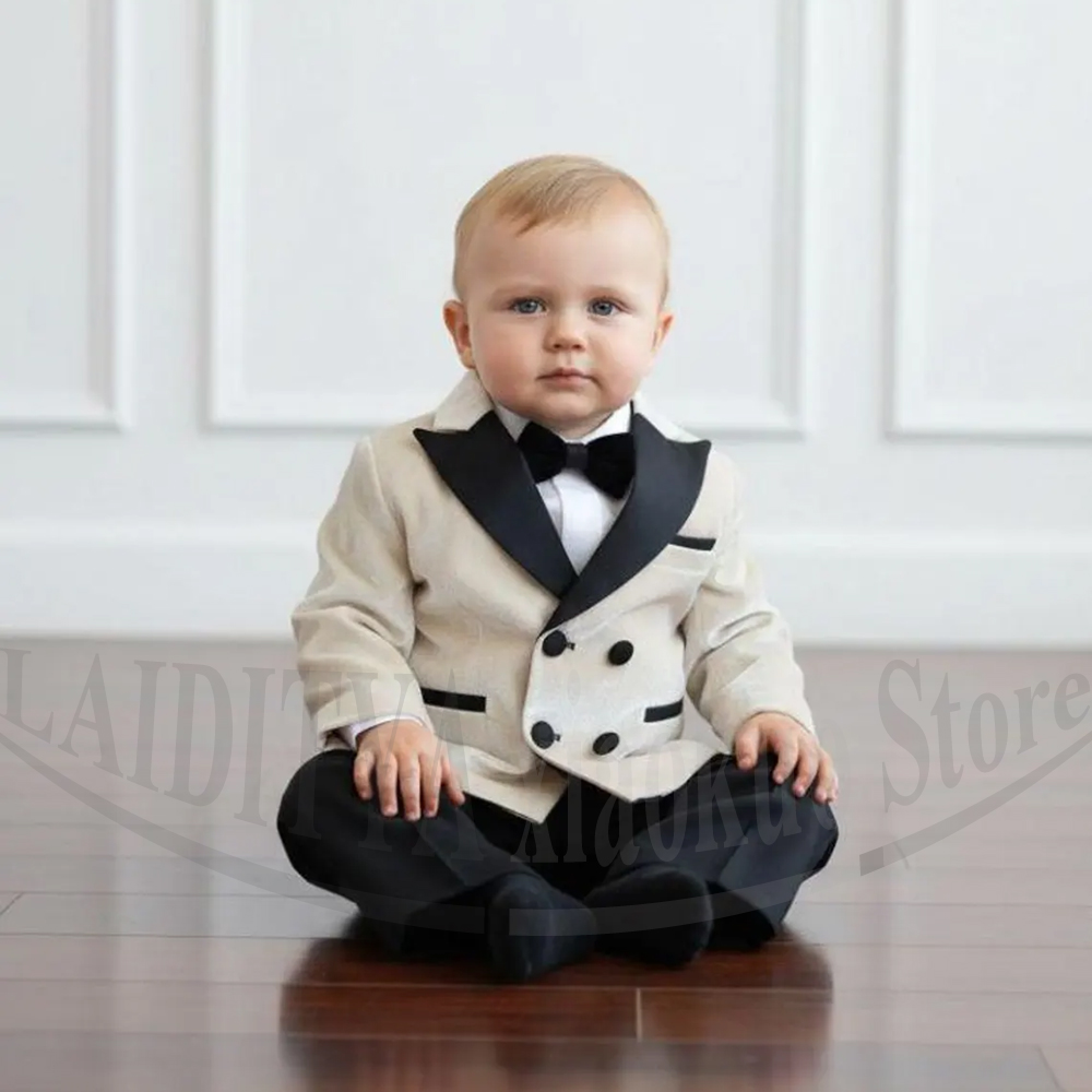 Baby Boy Suit Set Baptism - Setelan Bayi Laki-laki 2 Potong Chic