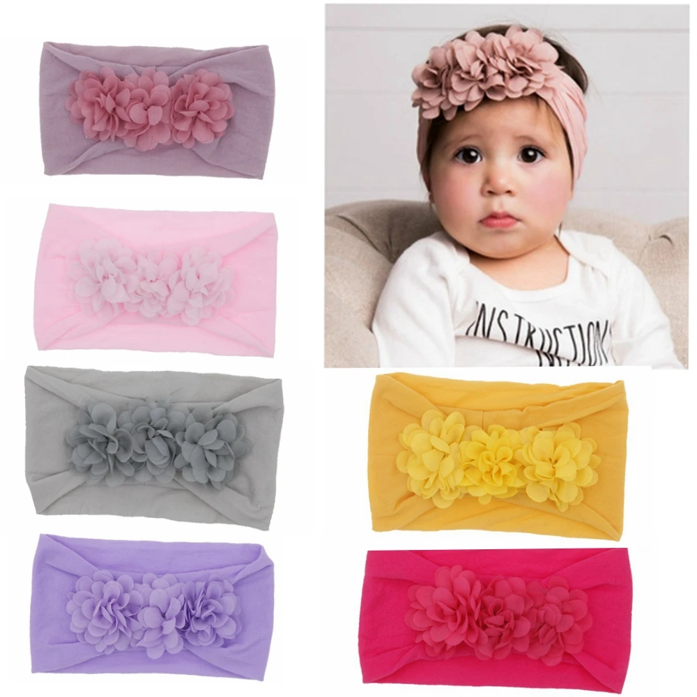 Baby Gear - Ikat Rambut Bunga Sifon Bayi Perempuan