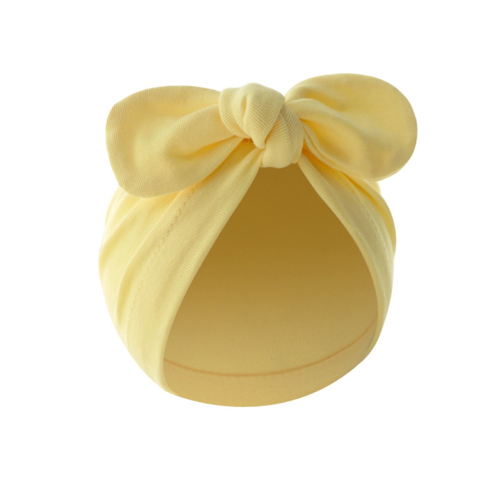 Infant Beanie Hat With Ears - Topi bunga bayi laki-laki dan perempuan,