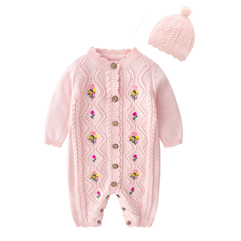 Newborn Baby Girl Romper Floral - 0-24M 100% Katun Baju Bayi Perempuan