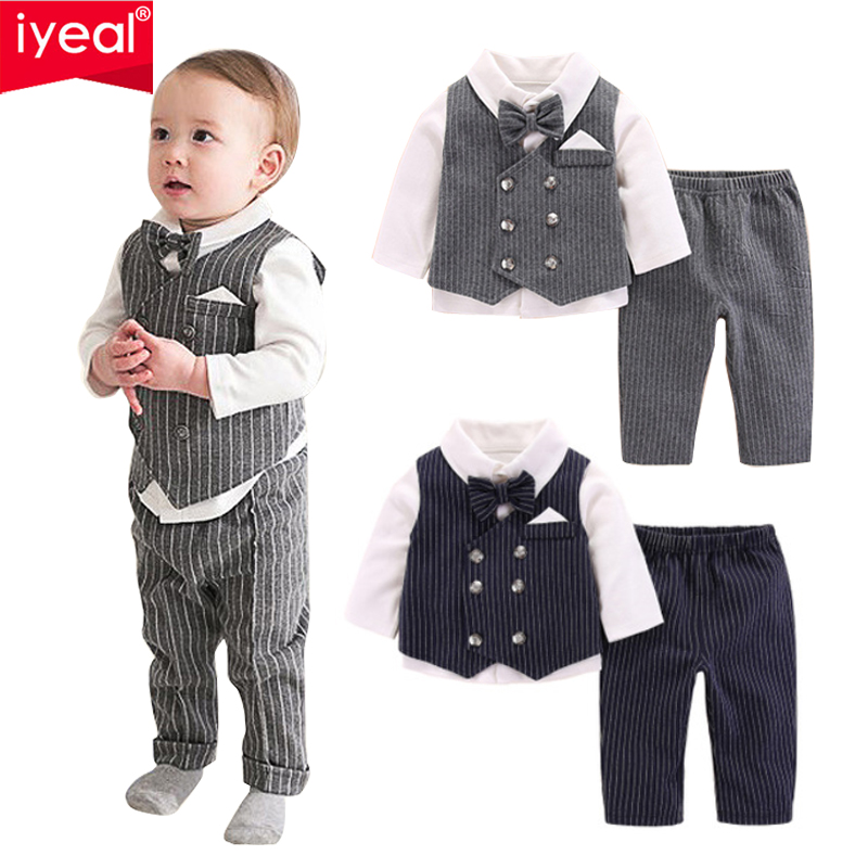 Baby Boy Suit Set Baptism - IYEAL Bayi Laki-laki Baptisan Set Baru