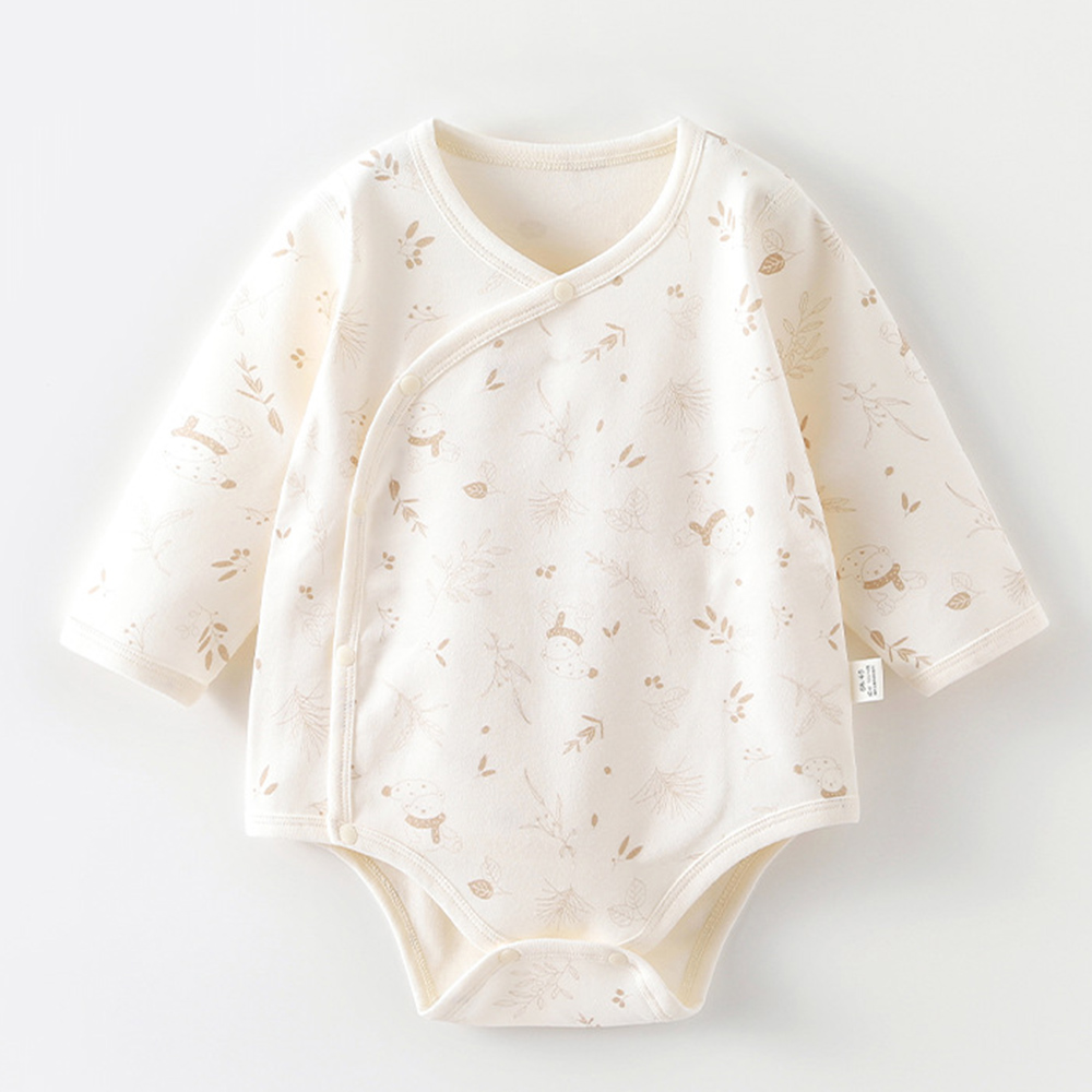 Newborn Baby Girl Romper Floral - Bodysuit Bayi Perempuan Lengan Panjang 100%
