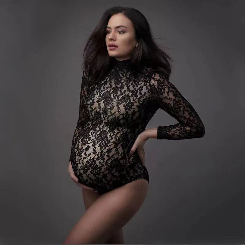 Maternity Wear - Jumpsuit Properti Fotografi Bersalin Renda Pakaian