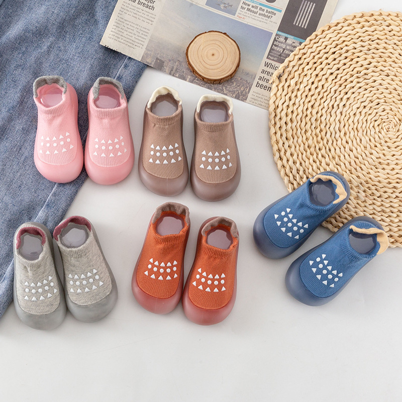Unisex Baby Socks Non Slip - Sepatu Lantai Bayi Biru dan Pink,