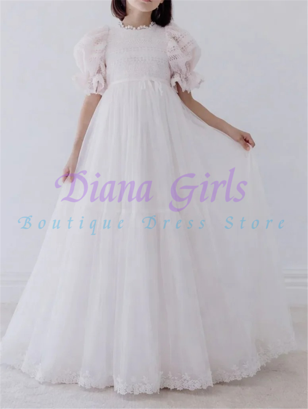 Toddler Girl Tulle Party Dress - Gaun Pengiring Pengantin Anak Perempuan Berkualitas