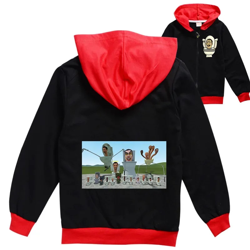 Baby Clothes - Pakaian Kartun SKIBIDI TOILET 2-16Y Jaket