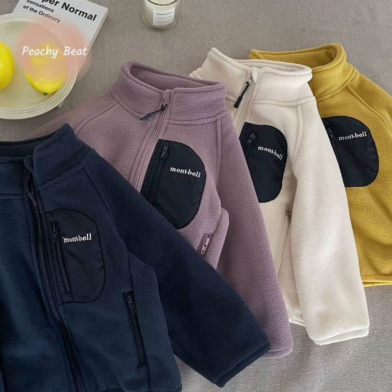Toddler Boy Winter Fleece Jacket - Jaket Bulu Bayi Perempuan Laki-laki Modis