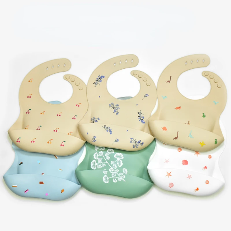 Waterproof Baby Bibs Silicone - Celemek Bayi INS Celemek Makan Siang