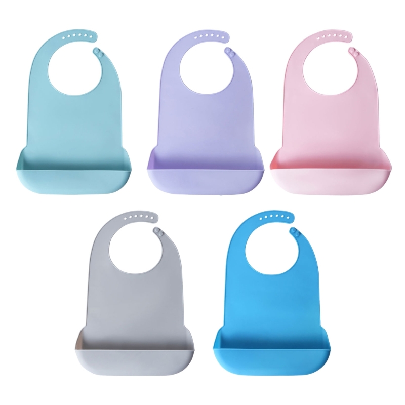 Waterproof Baby Bibs Silicone - Kain sendawa tahan air bib dewasa