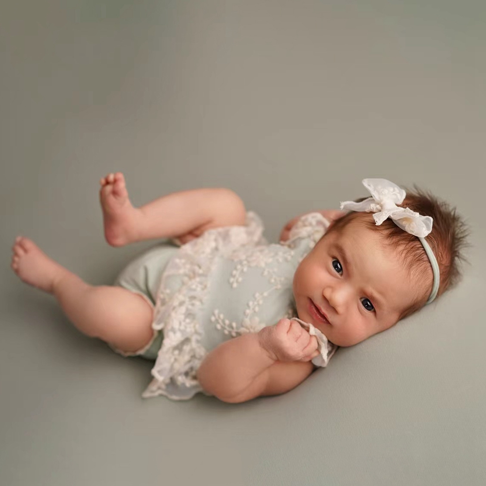 Newborn Baby Girl Romper Floral - Romper bayi perempuan baru lahir yang