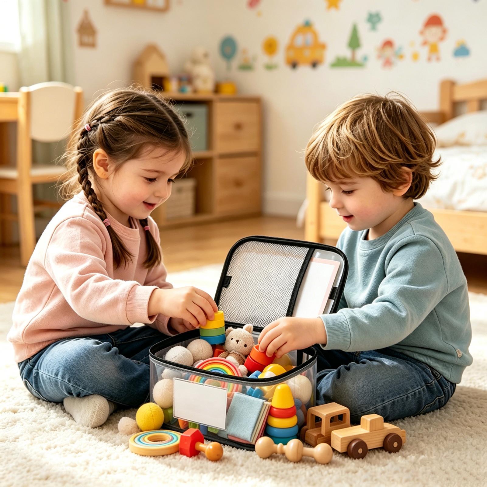 Tas Penyimpanan Mainan Transpa - Nursery ulasan dan harga