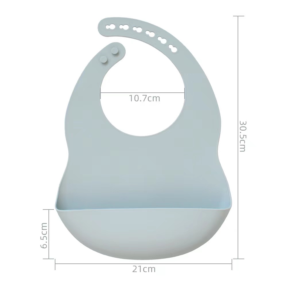 Bib Silikon Bayi Anti Air Lemb - Waterproof Baby Bibs Silicone ulasan dan harga