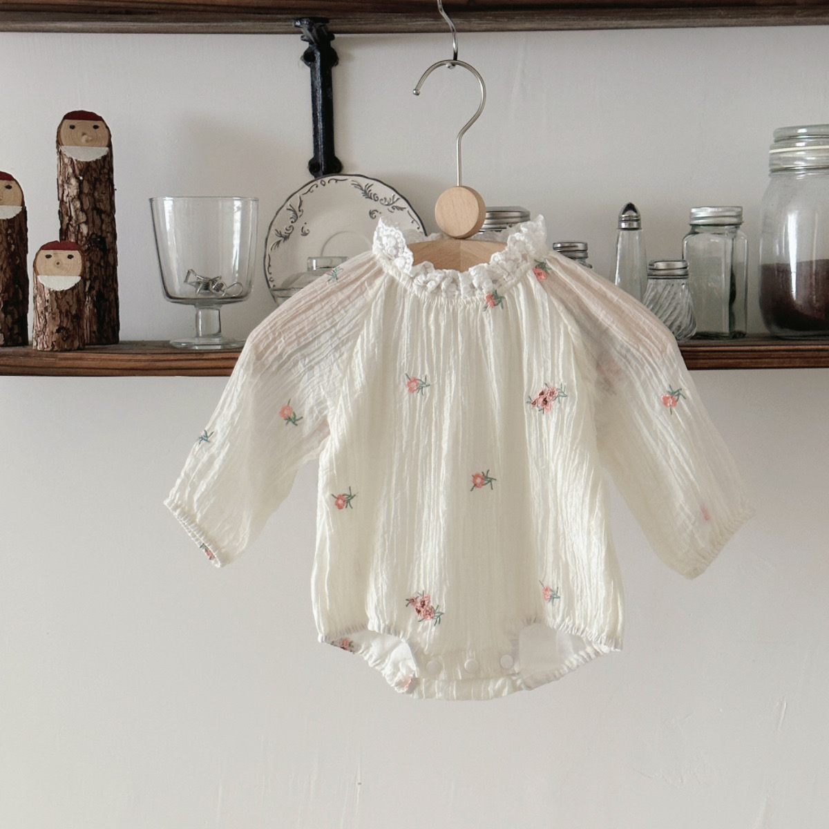 Baju Bayi Perempuan Baru Lahir - Newborn Baby Girl Romper Floral ulasan dan harga