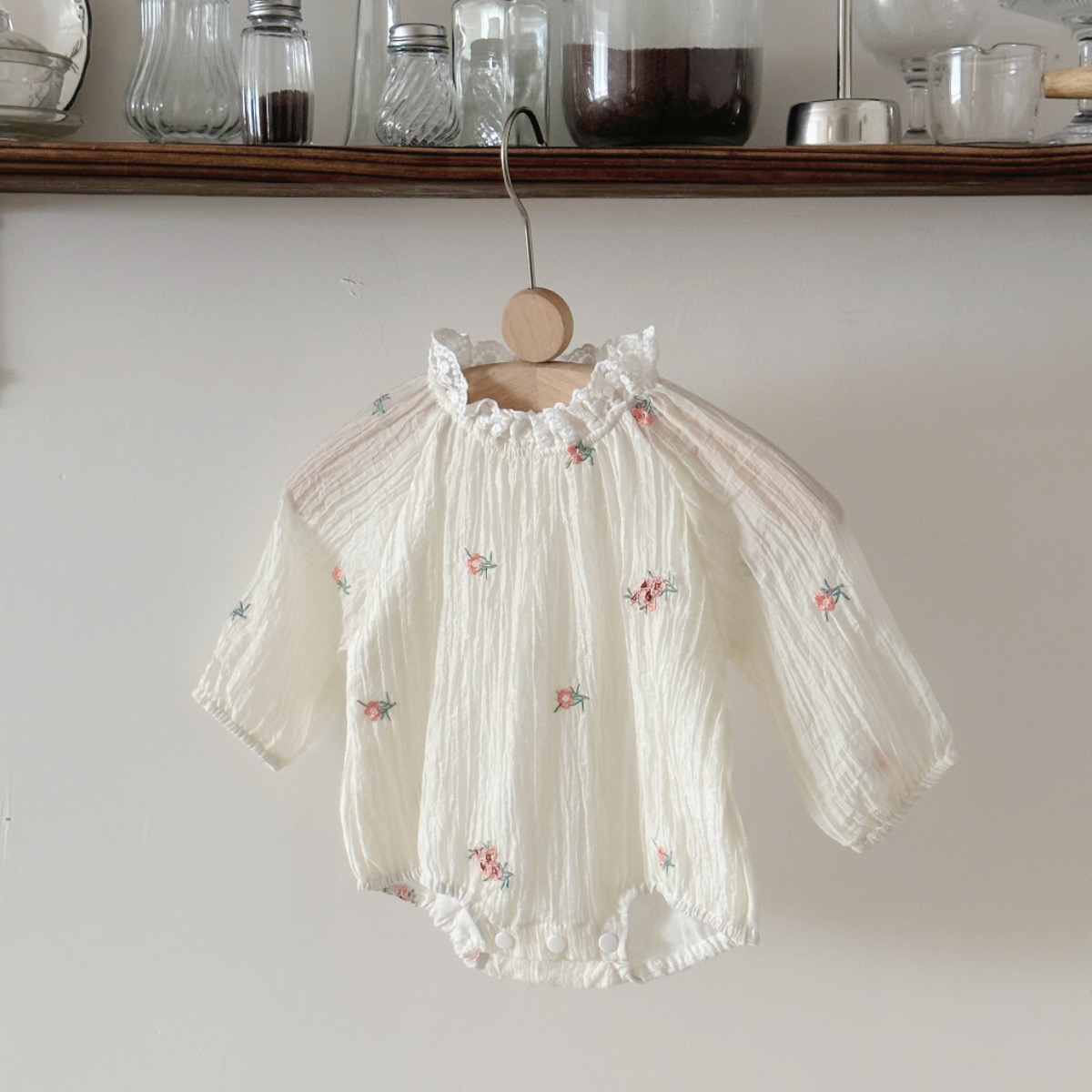 Baju Bayi Perempuan Baru Lahir - Newborn Baby Girl Romper Floral ulasan dan harga