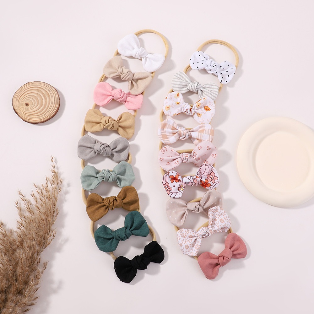 Ikat Kepala Pita Cetak 10 Buah - Baby Gear ulasan dan harga