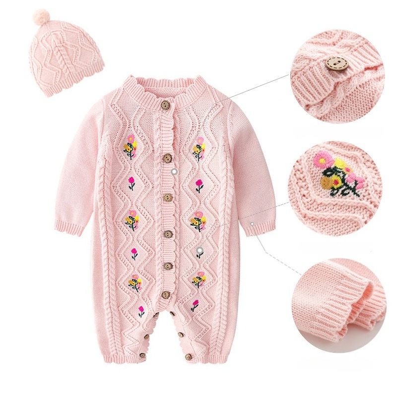 0-24M 100% Katun Baju Bayi Per - Newborn Baby Girl Romper Floral ulasan dan harga
