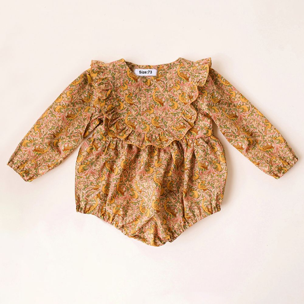 Baju Bayi Perempuan untuk 0-2Y - Newborn Baby Girl Romper Floral ulasan dan harga