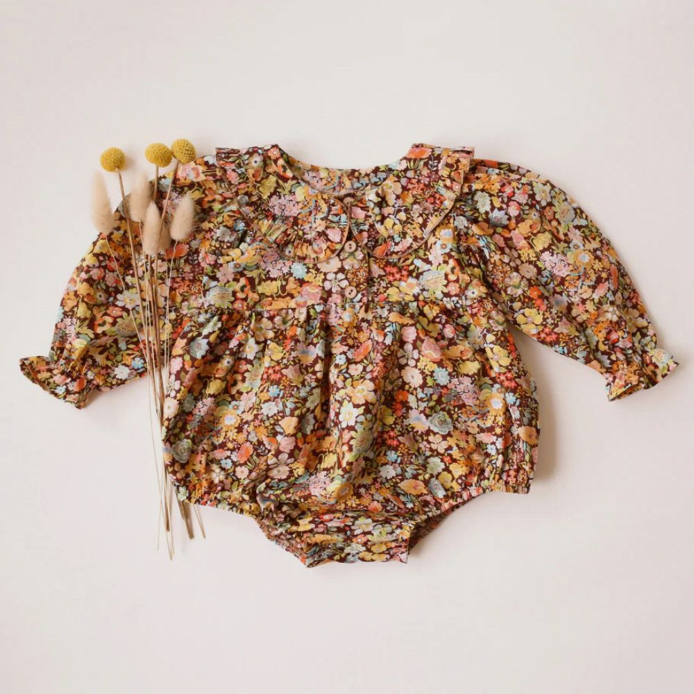 Baju Bayi Perempuan untuk 0-2Y - Newborn Baby Girl Romper Floral ulasan dan harga