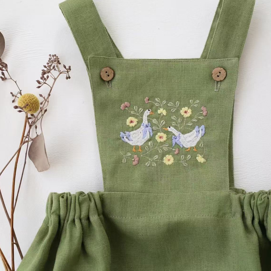 Gaya Pedesaan 2026 Musim Panas - Baby Summer Linen Sleeveless Jumpsuit ulasan dan harga