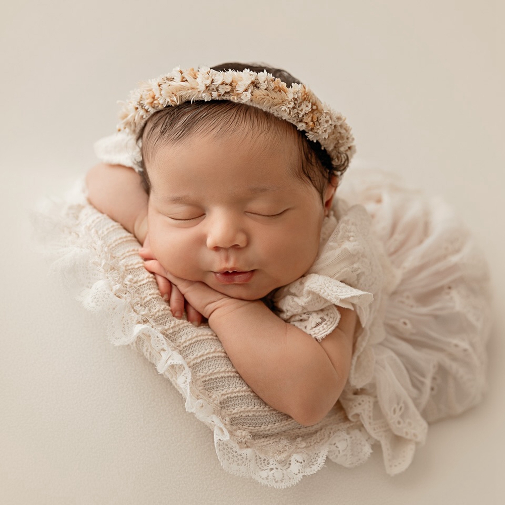 Alat Peraga Fotografi Bayi Bar - Newborn Baby Girl Romper Floral ulasan dan harga