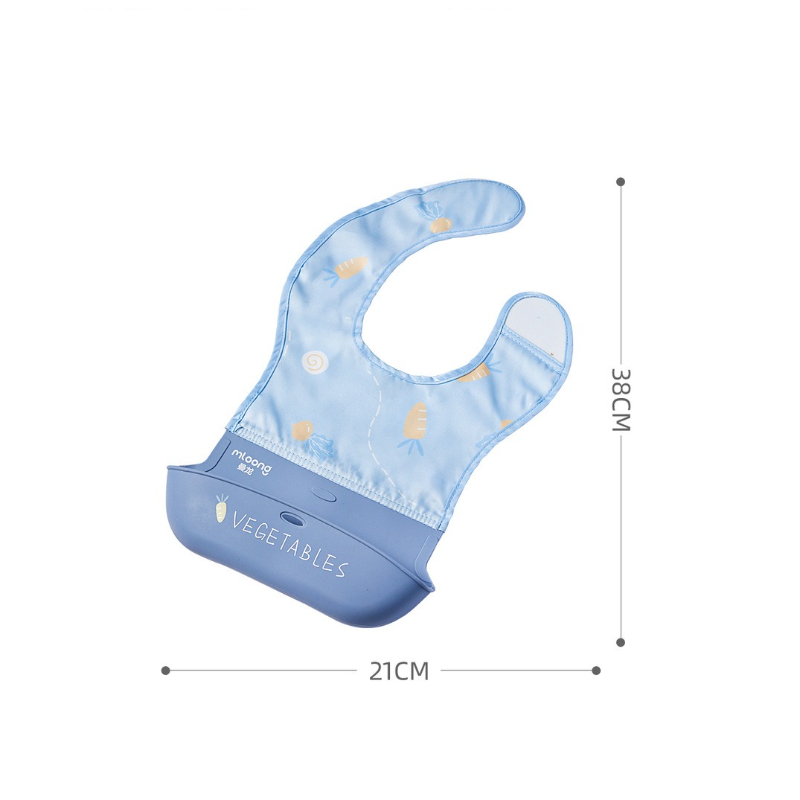 Celemek Bayi Tahan Air Anak-an - Waterproof Baby Bibs Silicone ulasan dan harga