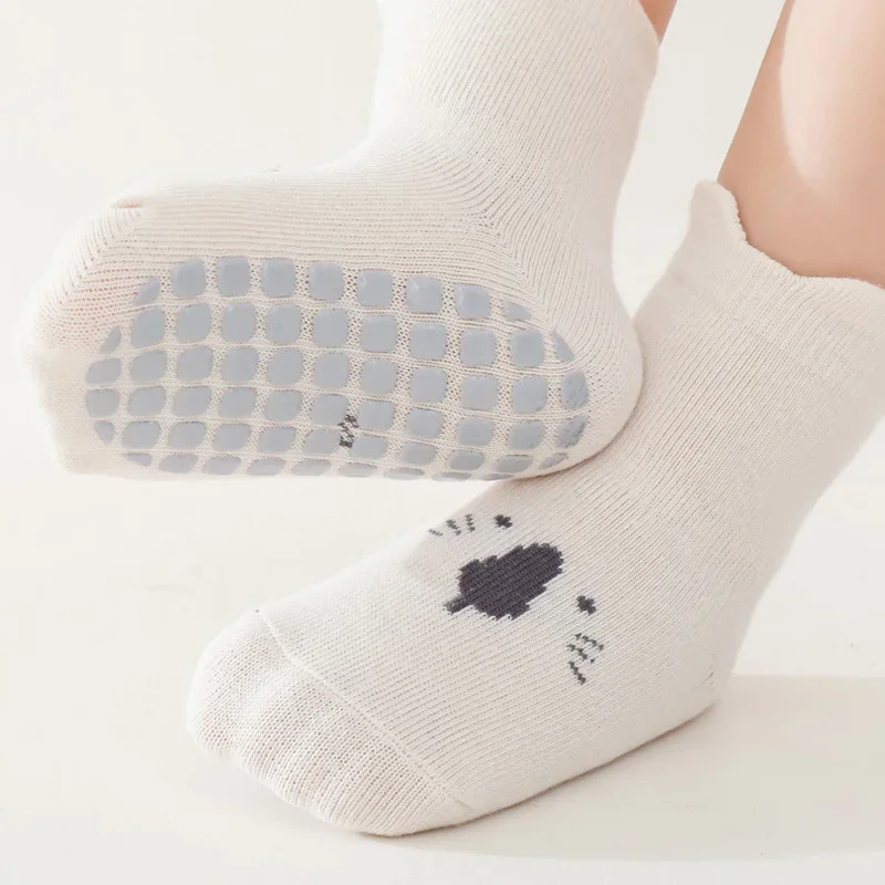 3/5 Pasang Kaus Kaki Lantai An - Unisex Baby Socks Non Slip ulasan dan harga