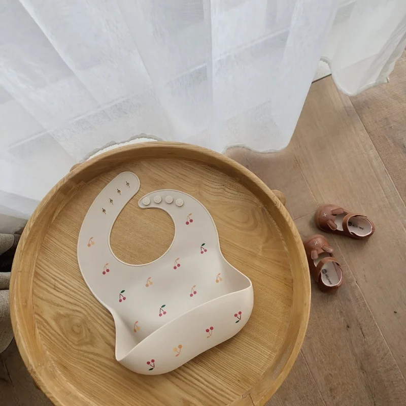 Celemek bayi, celemek gaya Ins - Waterproof Baby Bibs Silicone ulasan dan harga
