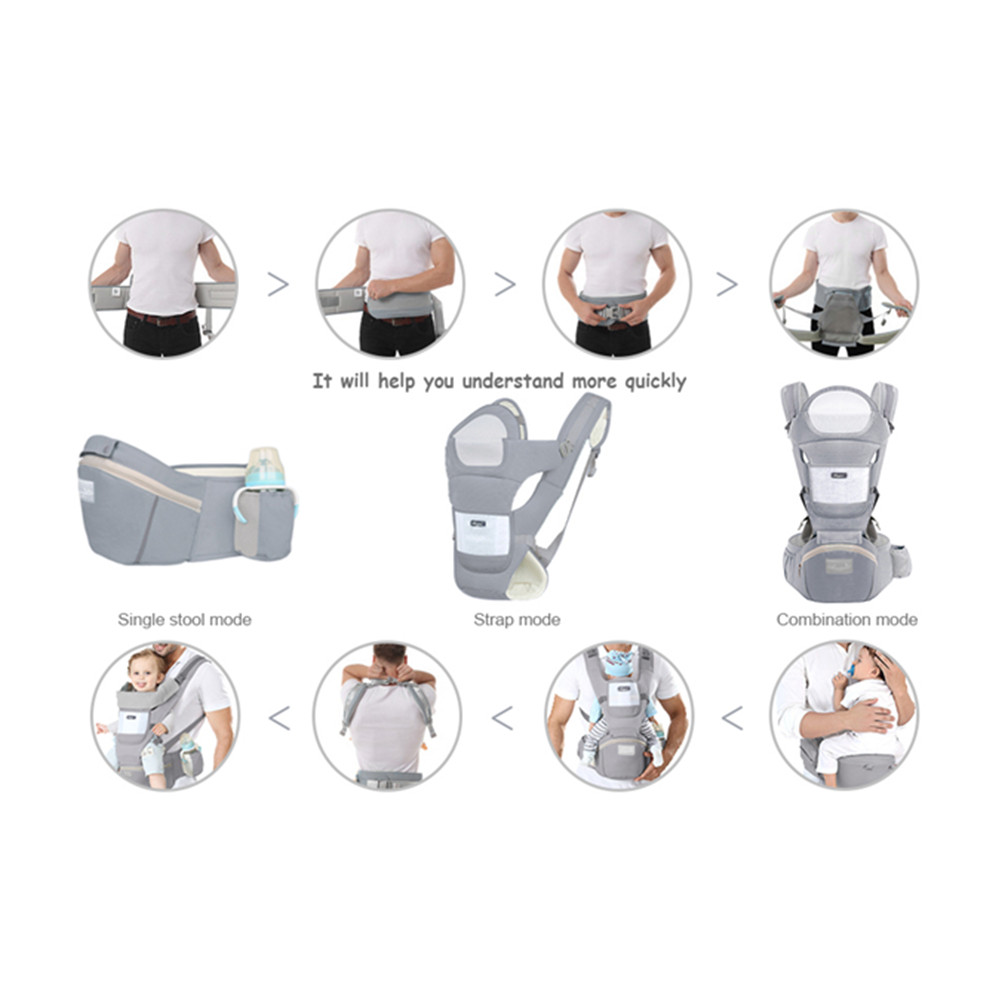 Gendongan bayi multifungsi, ak - Ergonomic Baby Carrier Newborn To Toddler ulasan dan harga