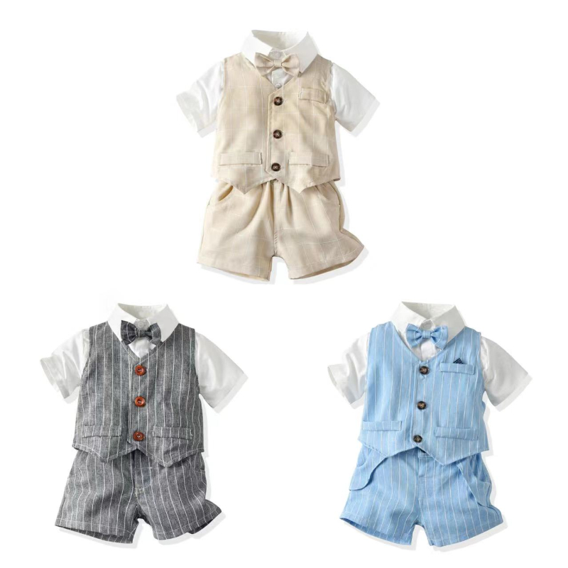 Setelan pakaian bayi laki-laki - Baby Boy Suit Set Baptism ulasan dan harga