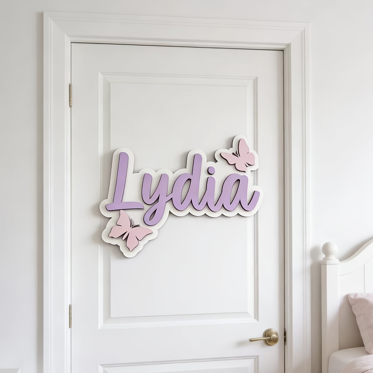 Tanda Kamar Nama Kupu-kupu Bir - Nursery ulasan dan harga