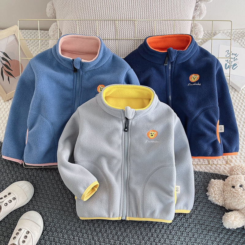 Jaket Cardigan Fleece Polar An - Toddler Boy Winter Fleece Jacket ulasan dan harga