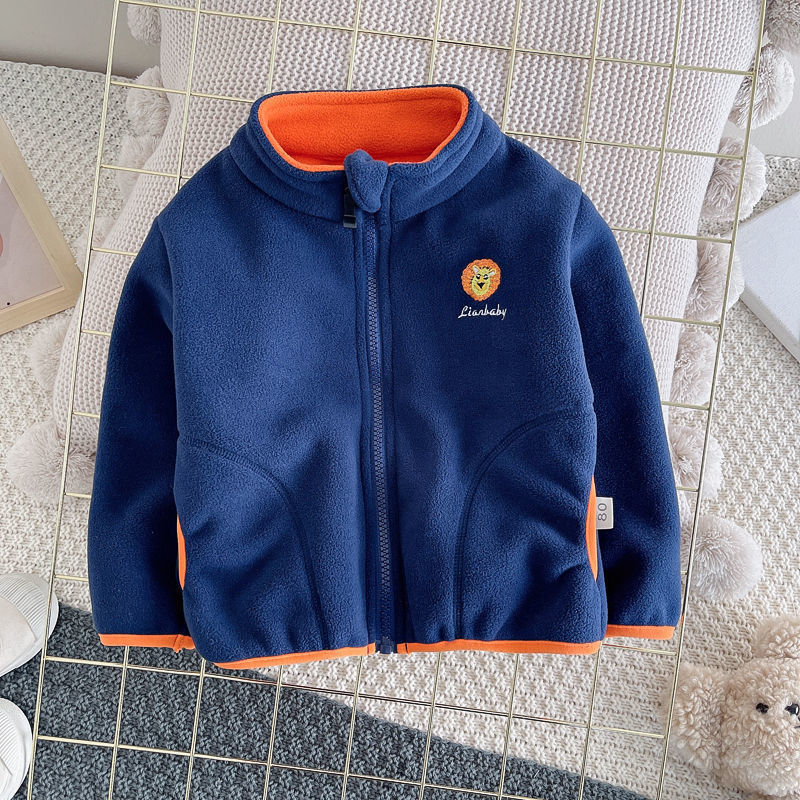 Jaket Cardigan Fleece Polar An - Toddler Boy Winter Fleece Jacket ulasan dan harga