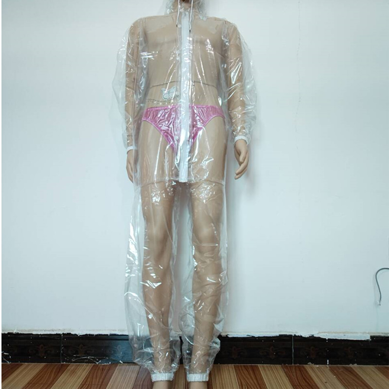 Jumpsuit Plastik Transparan PV - Diapering ulasan dan harga