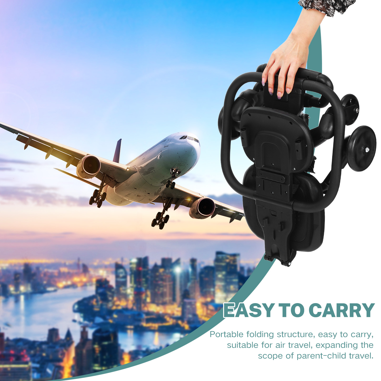 Kursi Lipat Ringan dan Kompak  - Lightweight Foldable Baby Stroller Compact ulasan dan harga