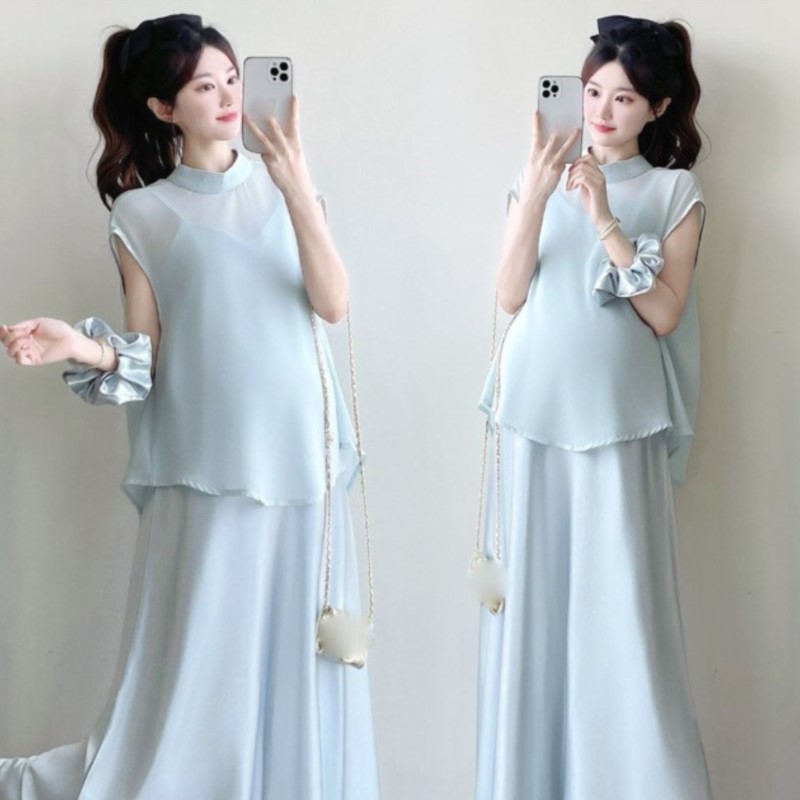 Gaun Musim Panas Wanita Hamil  - Maternity Wear ulasan dan harga
