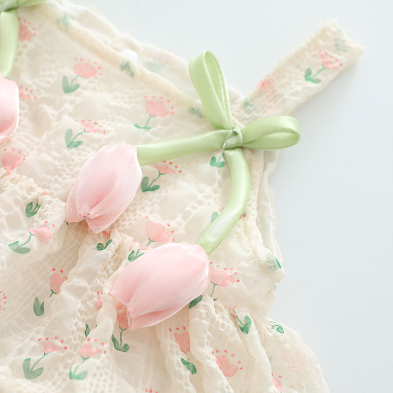 Bodysuit Bayi Perempuan Musim  - Newborn Baby Girl Romper Floral ulasan dan harga