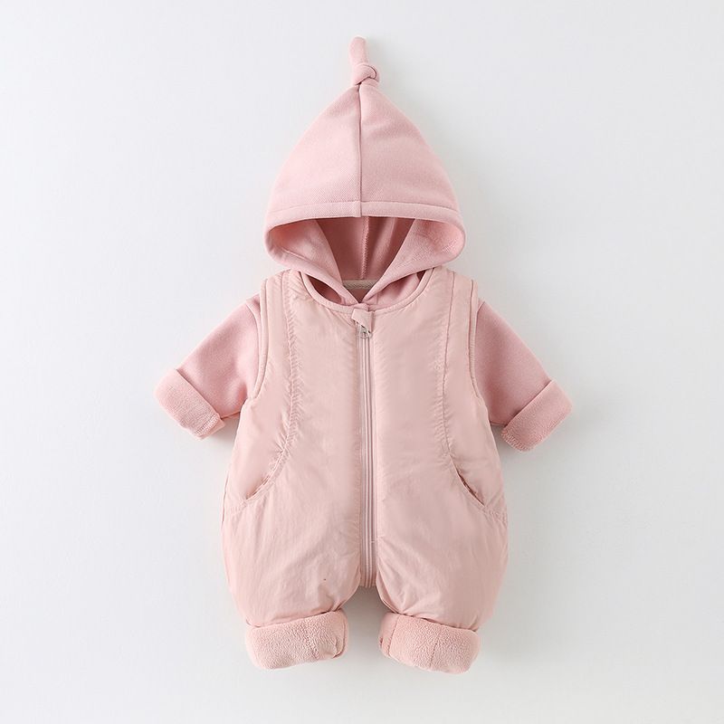 Romper Bayi Katun Tebal Musim  - Cotton Baby Onesies Zipper ulasan dan harga