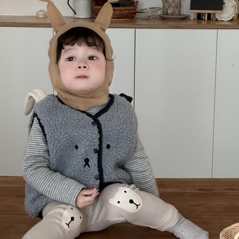 Rompi Bulu Tanpa Lengan Bayi M - Toddler Boy Winter Fleece Jacket ulasan dan harga