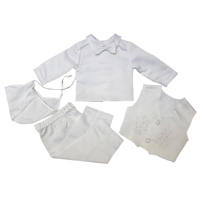 Pakaian pembaptisan bayi laki- - Baby Boy Suit Set Baptism ulasan dan harga