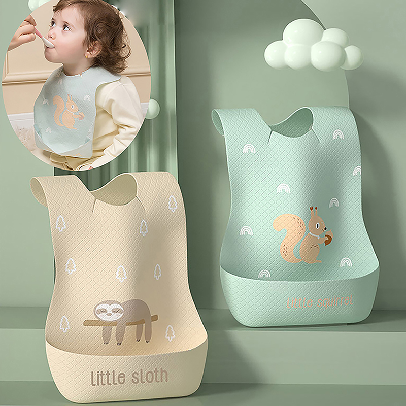 Persediaan makanan tahan air d - Waterproof Baby Bibs Silicone ulasan dan harga