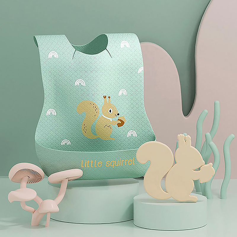 Persediaan makanan tahan air d - Waterproof Baby Bibs Silicone ulasan dan harga