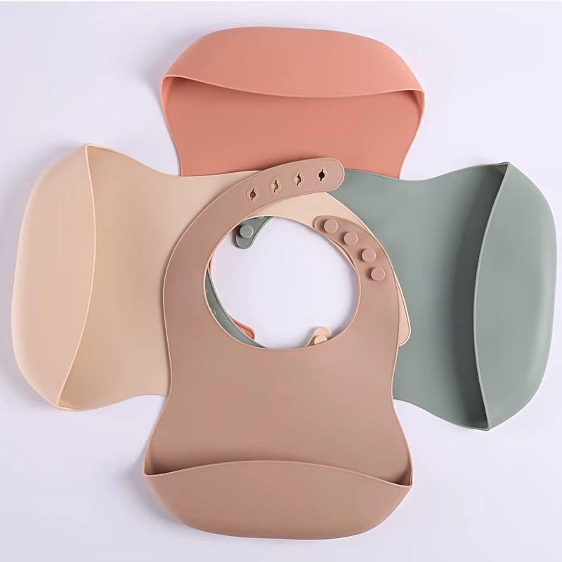 Celemek Bayi Tahan Air Perleng - Waterproof Baby Bibs Silicone ulasan dan harga
