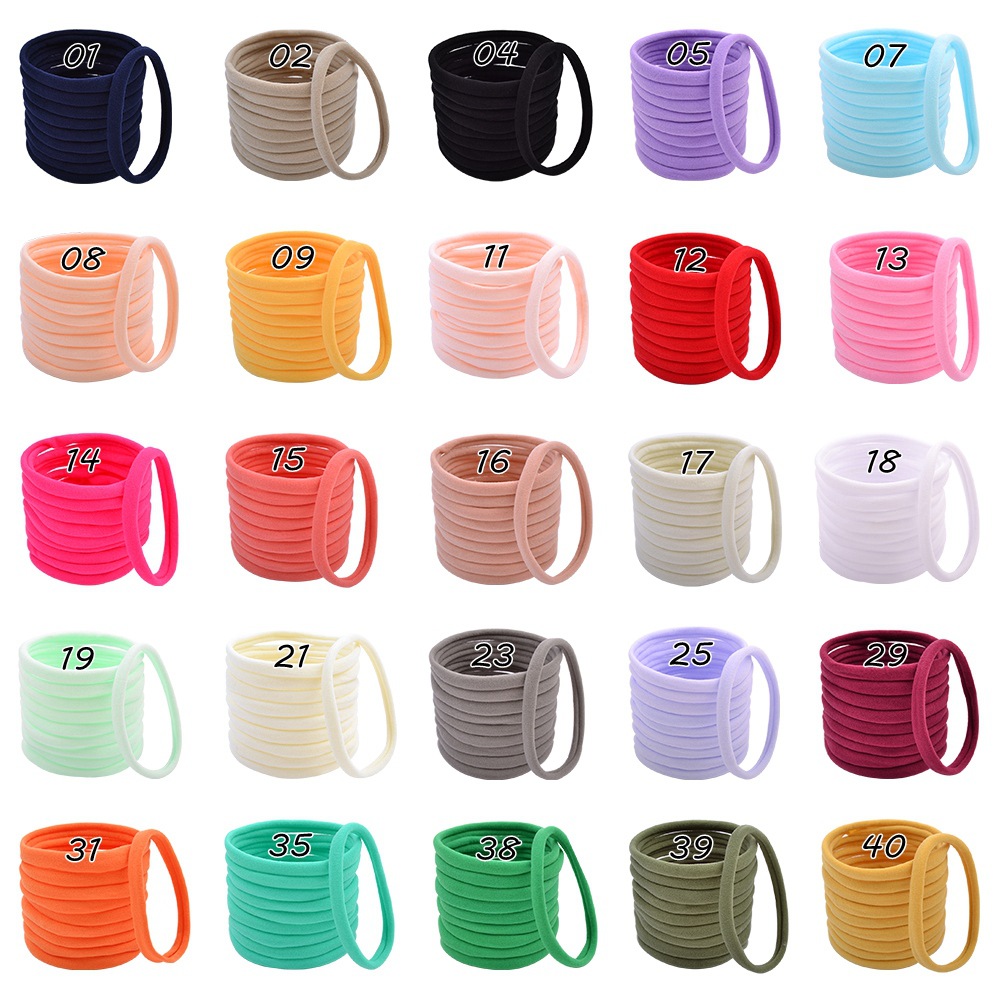 50 Buah Ikat Kepala Nilon DIY  - Baby Gear ulasan dan harga