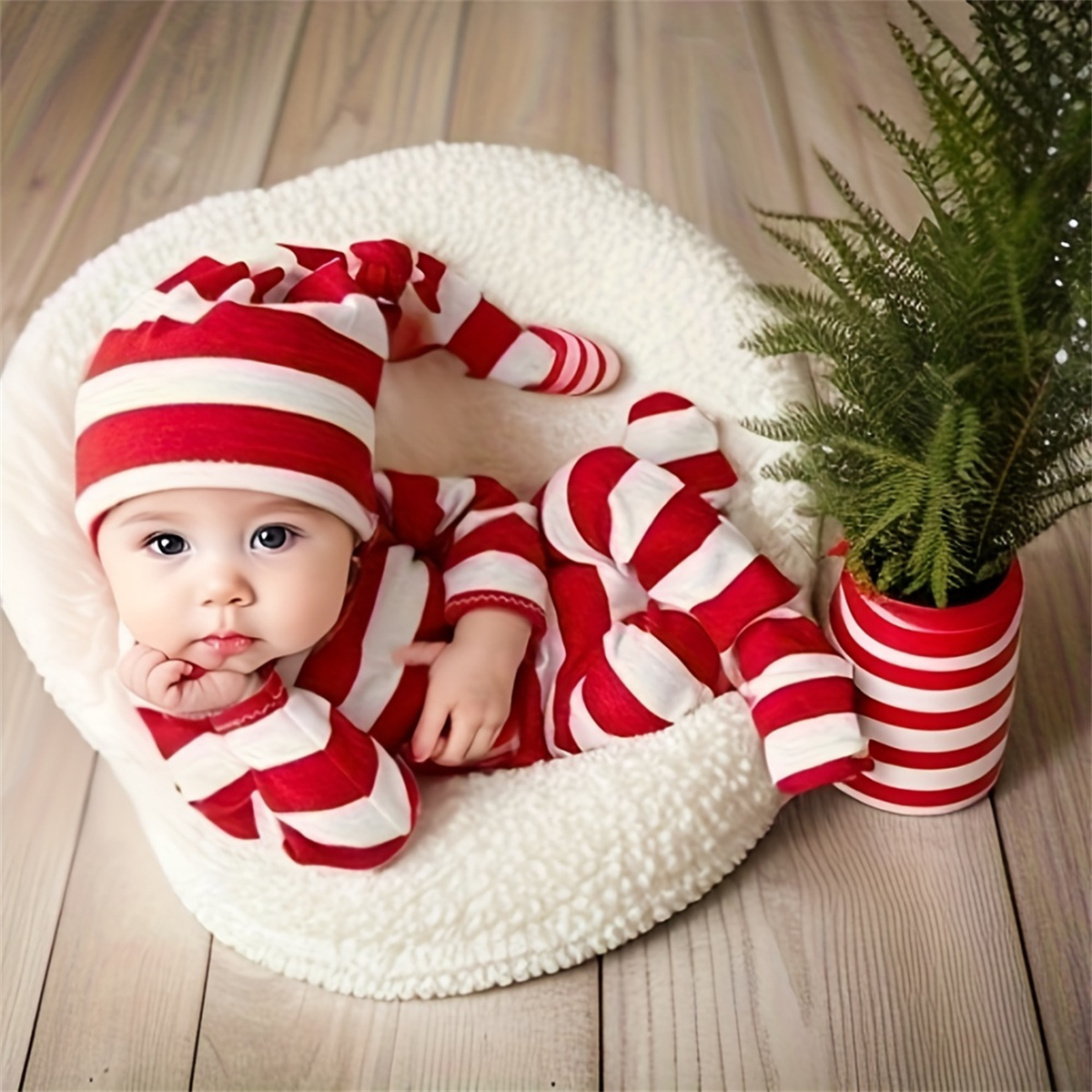 Ylsteed Jumpsuit Merah Bayi Ba - Infant Photography Props Outfit ulasan dan harga