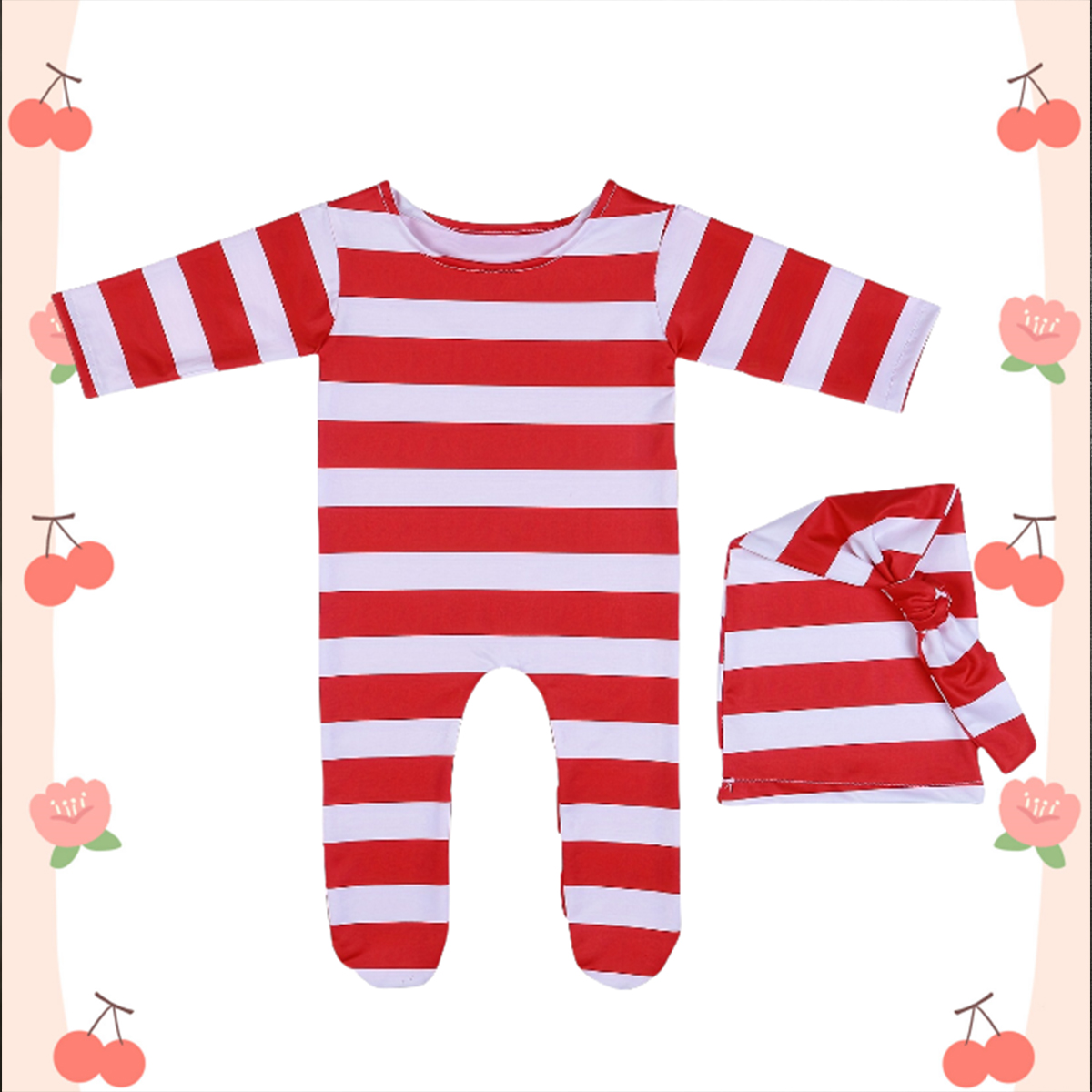 Ylsteed Jumpsuit Merah Bayi Ba - Infant Photography Props Outfit ulasan dan harga