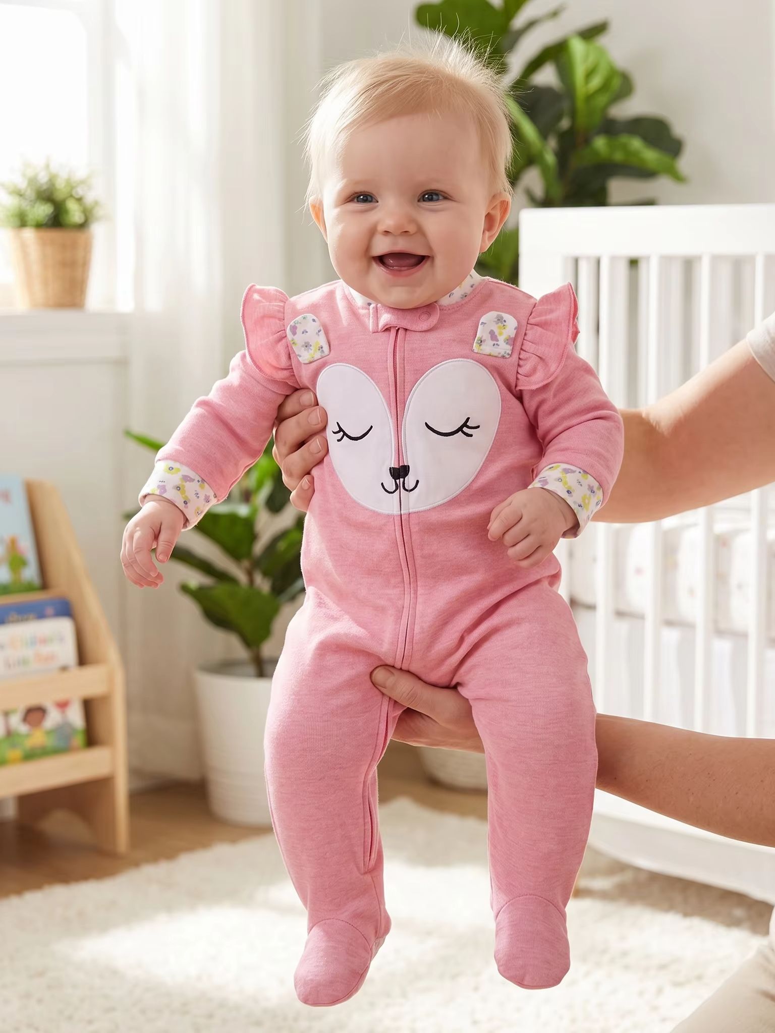 Romper Bayi Katun Murni dengan - Cotton Baby Onesies Zipper ulasan dan harga