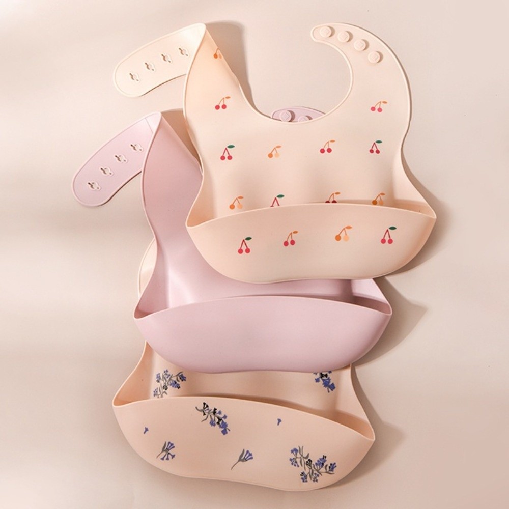 Bib Makan Bayi Silikon Baru, T - Waterproof Baby Bibs Silicone ulasan dan harga