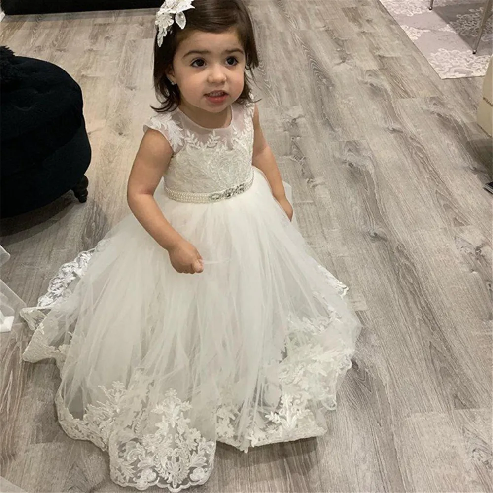Gaun Gadis Bunga Berenda untuk - Toddler Girl Tulle Party Dress ulasan dan harga