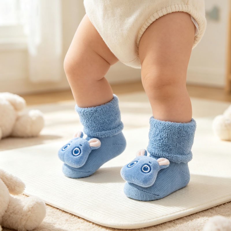 1/3/5 Pasang Kaus Kaki Bayi Te - Unisex Baby Socks Non Slip ulasan dan harga